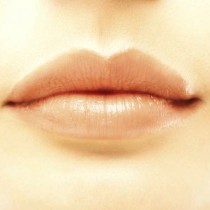 Closeup of lips of beautiful woman